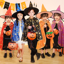 Halloween Children's Clothing Girl Boys Witch Witch Cloak Cloak Kindergarten Dress Clothing