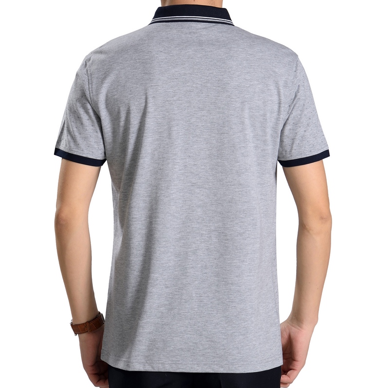 Cha ngắn tay t-shirt mùa hè 40-50 tuổi người đàn ông trung niên của mùa hè polo áo sơ mi trung niên cha dài tay quần áo