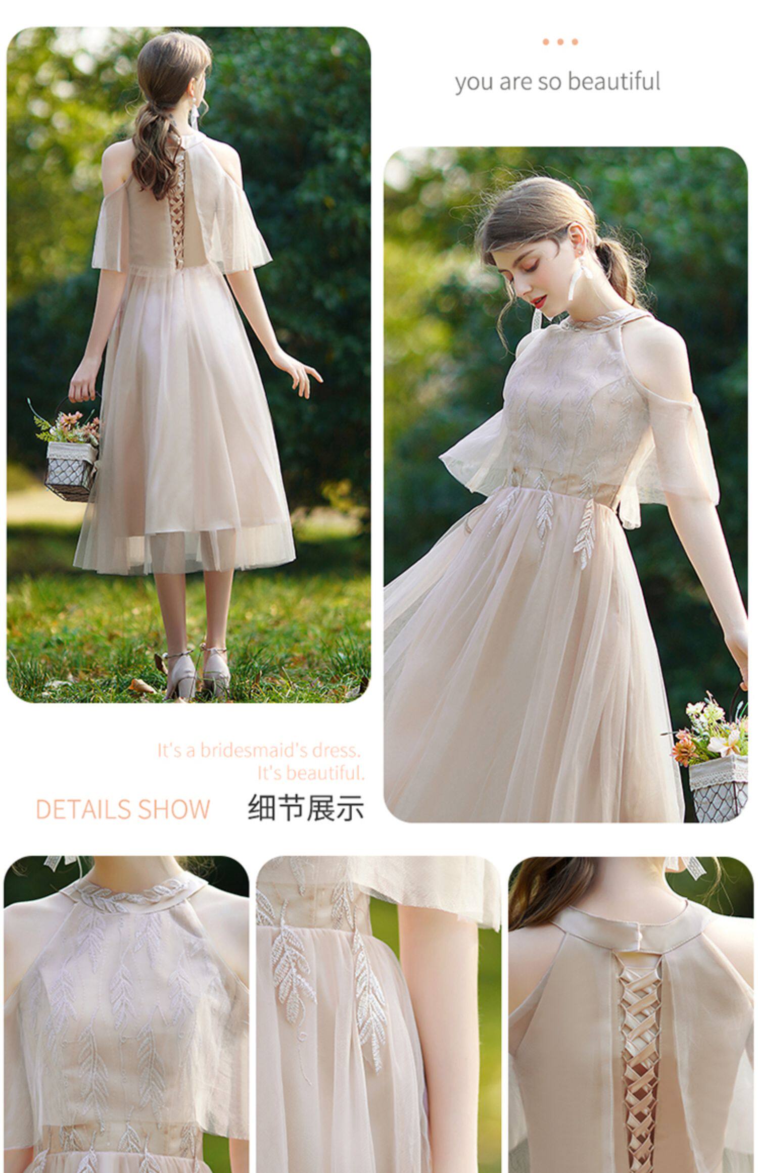 Длинное платье подружки невесты, летняя юбка, средней длины, подходит для подростков isabel 