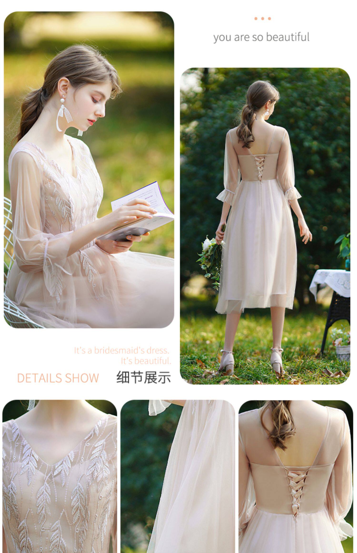 Длинное платье подружки невесты, летняя юбка, средней длины, подходит для подростков isabel 