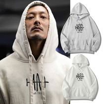 Hong Kong Chao Brand Men's Fall Winter Shawn Yue White Hooded Men's ins Hooded and Cashmere Thickened Wests