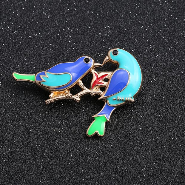 Châu Âu và Hoa Kỳ sáng tạo mới thả men 珐 áo khoác pin phù hợp với khăn lụa cổ điển pin trâm ngọc trai - Trâm cài huy hiệu cài áo dễ thương