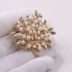 [Golden Phoenix] Đồ trang sức thời trang châu Âu và châu Mỹ mới cành cây ngọc trai nạm kim cương 杈 cây trâm - Trâm cài cai ao Trâm cài