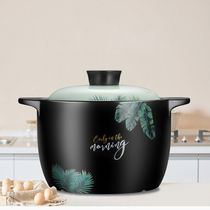 Single casserole saucepan High-temperature-resistant health preservation soup saucepan ceramic stew with natural geomagnetic fire home gas saucepan