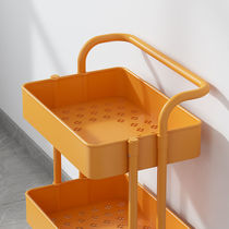 Kitchen shelf bookshelf student storage landing multi-floor dormitory mobile trolley bedroom earth artifact