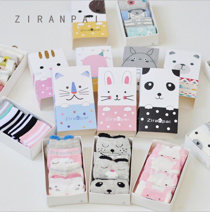 Korean Version Burst Children's Baby Socks 2021 Spring Autumn Season New Girl Pure Cotton Super Cute Creative Cartoon Fairy Socks