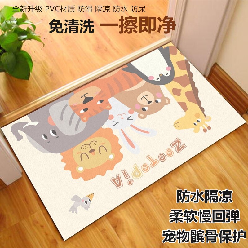 Dog fencing ground mat waterproof and urine-proof moisture-proof and damp-proof dog nest cage cushion plate sleeping cushion pet rug easy to clean