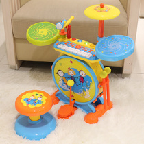 Love Duo Amy drum set children beginner toy instrument jazz drum male 3-6 year old baby beating drum gift
