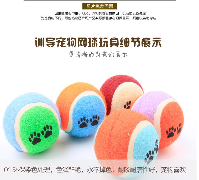 Chó đồ chơi bóng thú cưng đồ chơi jinmaotai huấn luyện thú cưng mèo tennis những đồ chơi cho chó	