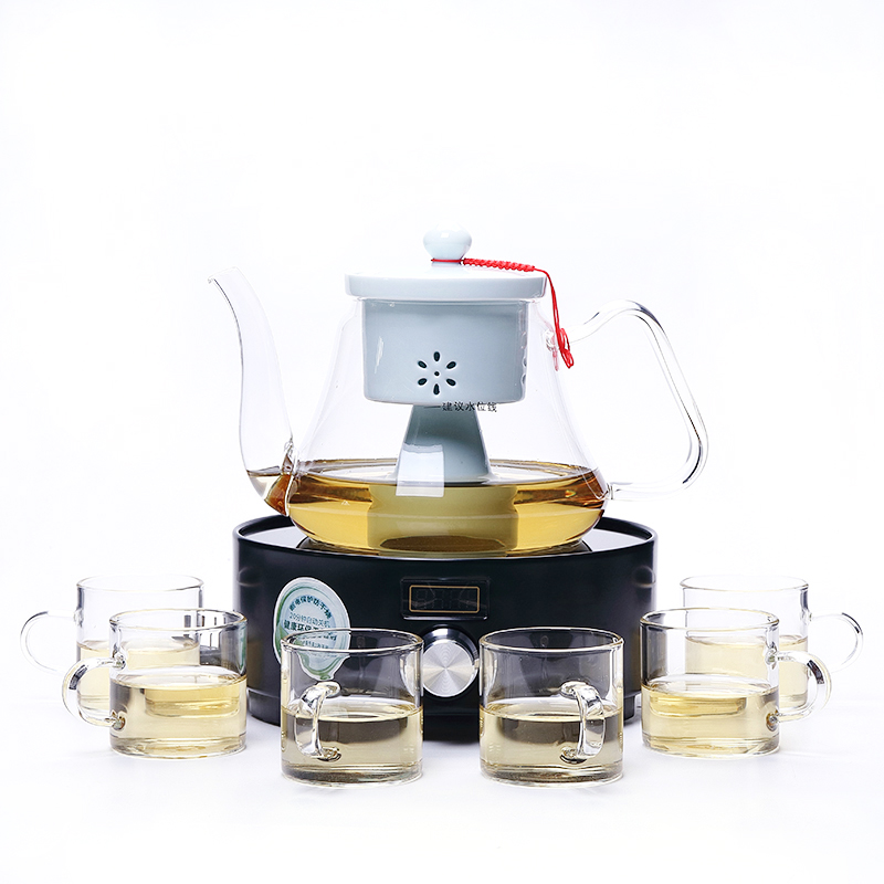 Chiang kai - shek glass tea steamer to cook tea, black tea pu - erh tea boiling steam tea teapot electrothermal TaoLu kettle