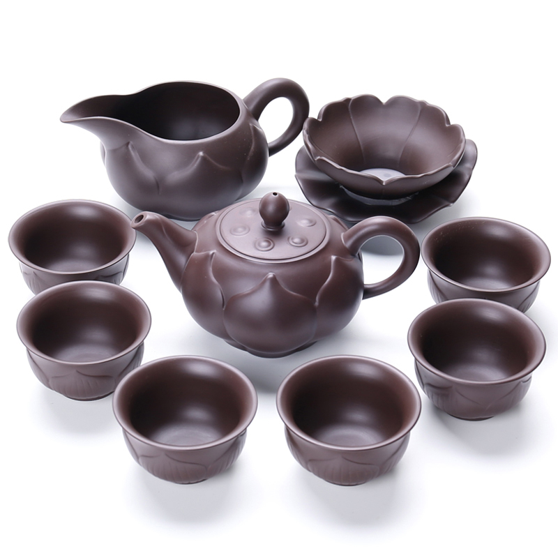 Chiang kai - shek Japanese manual kung fu tea set undressed ore it purple clay make tea tea set tea service