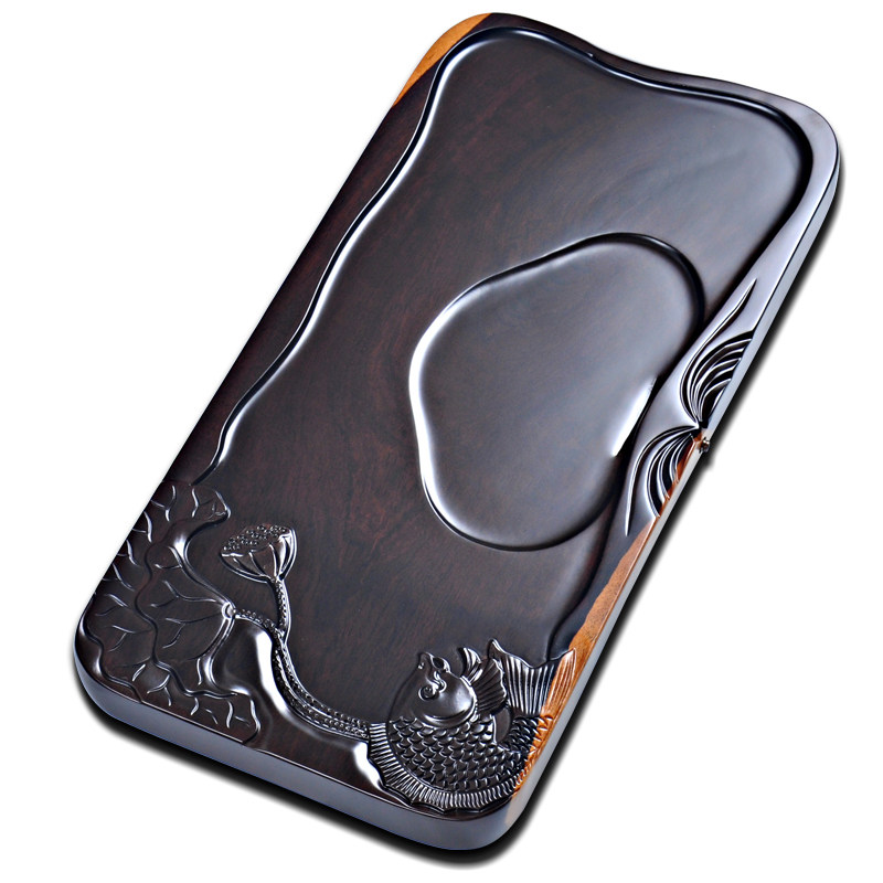 Chiang Kai-shek Tea Tea Fu Tea Furniture Whole Black Sandalwood Tea Tray Wooden Solid Wood Tea Tray Home Tea Table Tea House Tea House