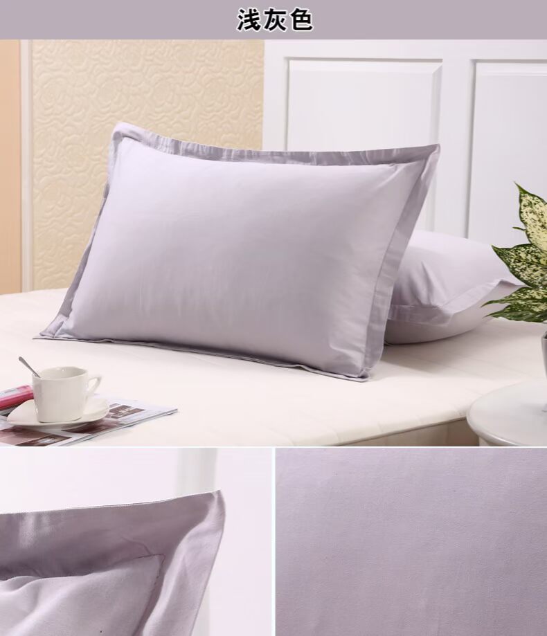 Vỏ gối Cặp đôi Màu rắn Bông Sinh viên Đơn 48 * 74 Màu dành cho người lớn Vỏ phong bì Vỏ gối gối tựa lưng sofa