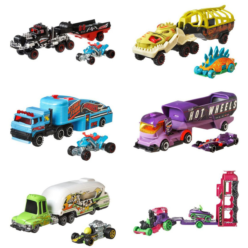 Hot Wheels Hot Wheels Alloy Car Container Truck Super Rigs Transporter Kidsren's Toy Car Sports Car Hot Wheels Hot Wheels Alloy Car Container Truck Super Rigs Transporter Kidsren's Toy Car Sports Car