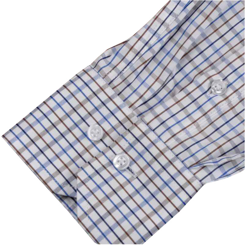 Firs / Shanshan truy cập chính hãng nam trung niên kinh doanh thời trang cotton kẻ sọc áo sơ mi dài tay áo tay dài nam