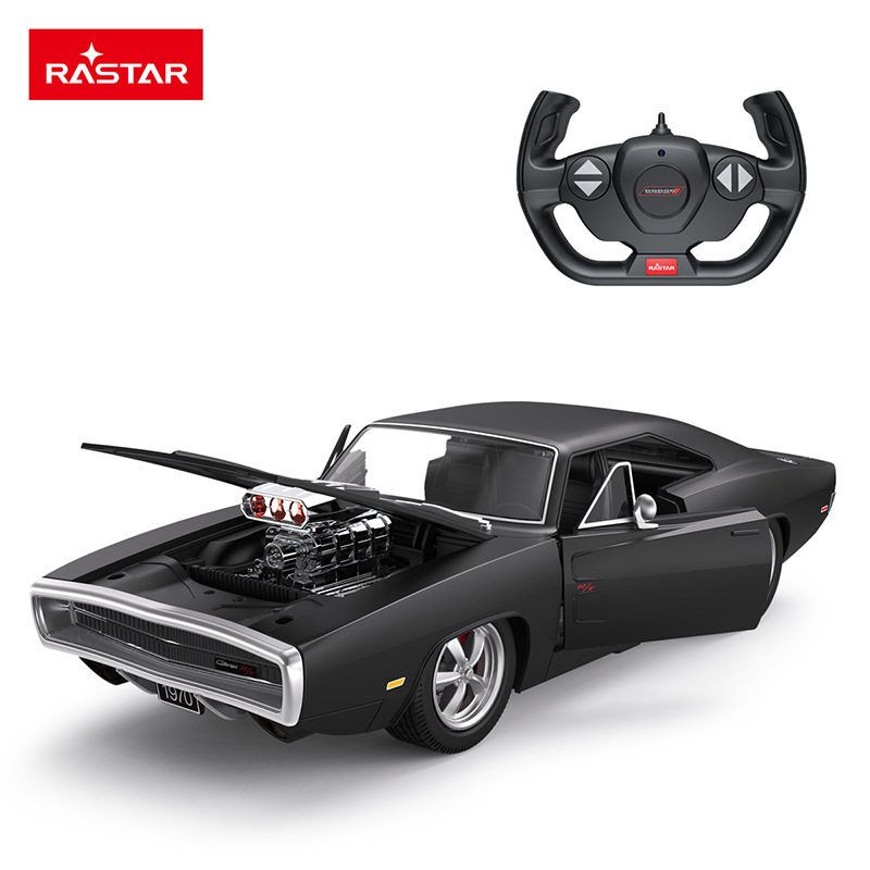 Rastar Starlight Dodge Fast and Furious Electric Remote Control Racing Car Toy for Boys Cool Racing Car Simulation