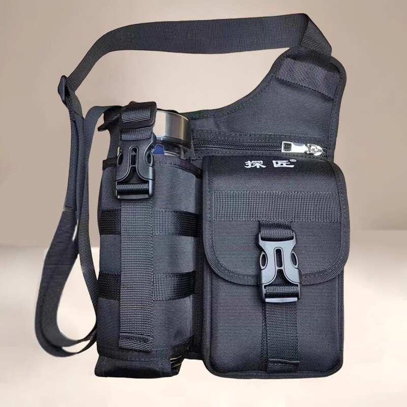 Japanese Cawinken Middle-Aged and Elderly Single-Shoulder Crossbody Small Backpack Men's Casual Travel Outdoor Phone Bag Wear-Resistant