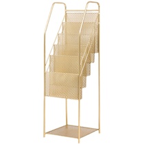 Magazine and newspaper storage rack Book and newspaper rack Floor-to-ceiling multi-layer display rack Reception publicity rack Office information rack