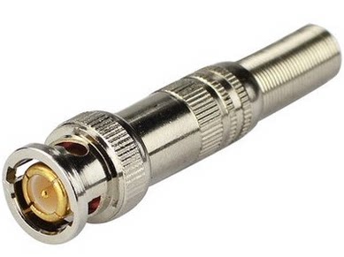 Monitoring pure copper American solder-free BNC gold head camera coaxial cable head Q9 head durable and anti-oxidation