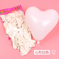 100 белых сердец