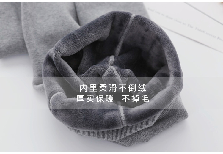 JA1200D mùa đông cộng với quần nhung cotton dày một chân thậm chí bước chân xà cạp nữ màu xám ấm cà phê quần tất dứa