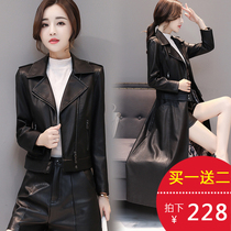 2021 Autumn Dress New Henning Genuine Leather Leather Clothing Woman in Thickened Sheep Leather Jacket Overcoat Over Kneecap Tide
