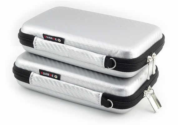gói điện 2,5 inch di động đĩa cứng chống sốc chống thấm nước bảo vệ lá chắn đôi U-U gói lưu trữ phụ kiện kỹ thuật số - Lưu trữ cho sản phẩm kỹ thuật số hộp đựng tai nghe i12