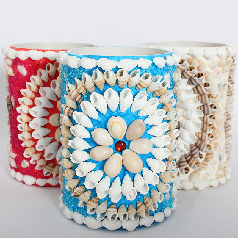 Sea Snail Shell Craft Gifts Swing Accessories Creative Pen Holder Students Small Gift Cute Making Tourist Souvenir Home Small Hem