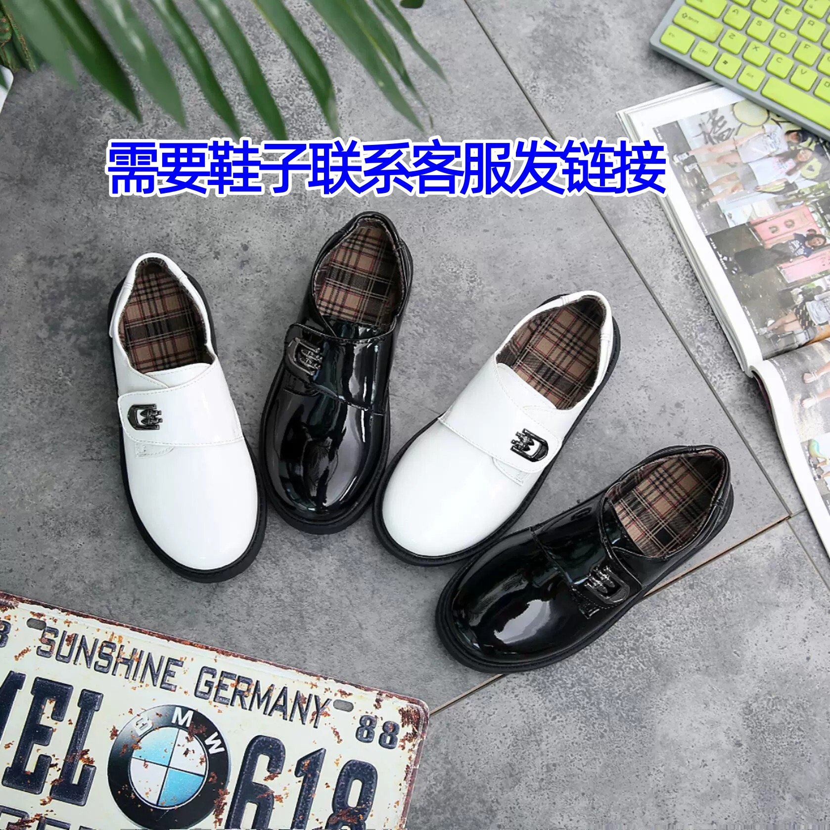 儿童礼服套装西服花童背带裤幼儿园合唱拍照表演服朗诵钢琴演出服 — 1
