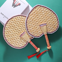 Summer portable weave busfan baby shake fan light fan light and big old baby mosquito repellent plantain small fan