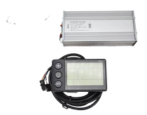36v48v60v350w500w1000w电动自行车改装866液晶仪表控制器助力
