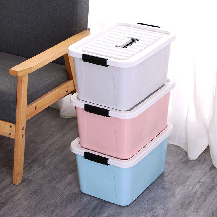 Household plastic sundries underwear storage box color portable toy snack storage box student dormitory finishing box