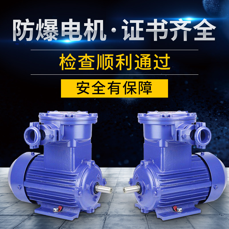 YBX 3 explosion - proof motor national standard three - phase 380v copper line Jiangsu new energy - saving explosion - proof motor