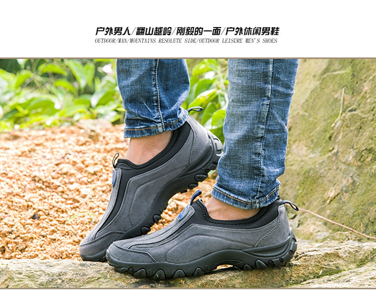 ủng cao su lội nước Mùa xuân và mùa thu đế mềm chống trượt cho nam giới trung niên giày thể thao và giải trí giày leo núi không dây giày lười giày bố già quần ủng bảo hộ quần ủng lội nước giá rẻ