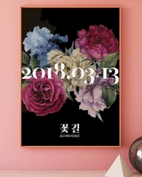 DIY масляная живопись Цифровая масляная живопись GD Quan Zhilong Bigbang Flower Road Картинка персонаж наполнение цифровой масля