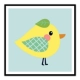 B088 Cartoon Bird