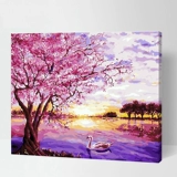 Jiacai Tianyan DIY Digital Oil Painting Custom Living Room Пейзаж анимация анимация персонаж наполнение цветовой декоративной живопись