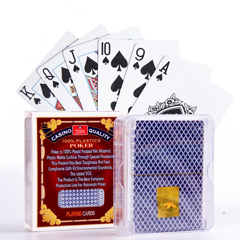 Five Sheep Fill Large Pit Plastic Waterproof Playing Cards North-east Shuttle Haplastic Playing Cards Positive Frosted Pike New