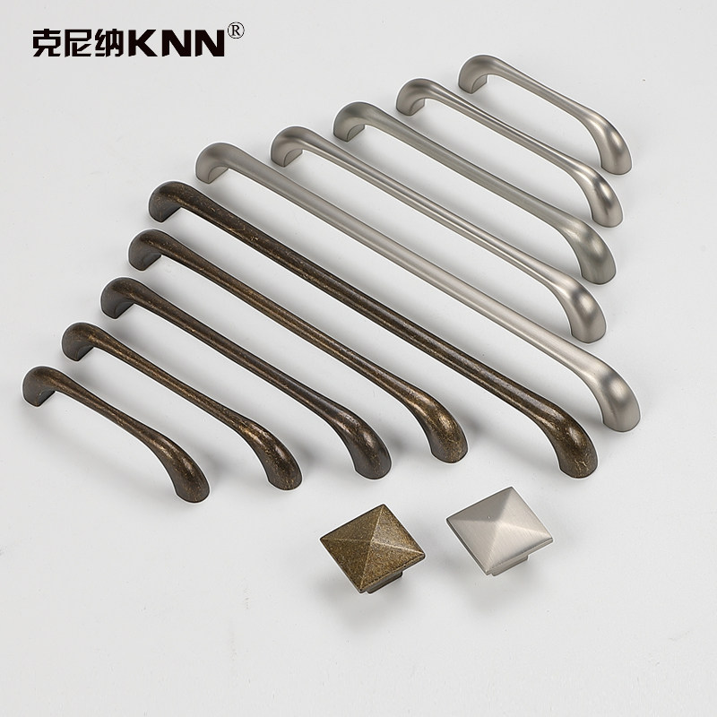 Knina simple brushed handle Nordic integral cabinet handle American wardrobe door wine cabinet drawer furniture hardware handle