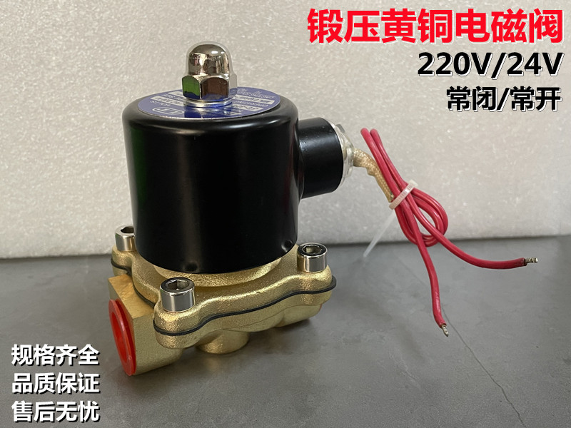 JIA YI solenoid valve Copper solenoid valve normally closed normally open solenoid valve DC12V 2 minutes 3 minutes 4 minutes 6 minutes 1 inch