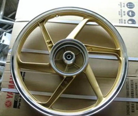 Áp dụng cho phụ kiện lục địa mới phụ kiện xe máy 125-46 Jin Rui mũi tên vành sau màu vàng bánh sau trung tâm phổ quát bánh xe sirius