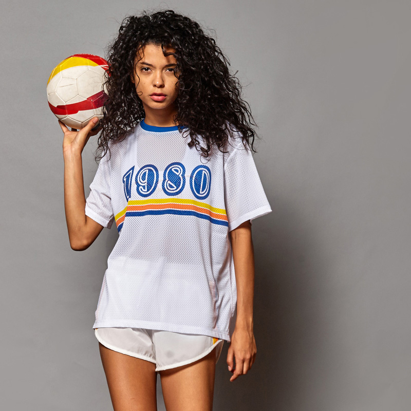 GYMNA Creek loose Network sports short sleeve t shirt running breathable fitness spring coat woman