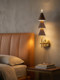 Italian-Style Minimalist Tapered Wall Lamp with a Light Luxury and High-End Feel, Bedroom Bedside Lamp, 2026 New Model, Living Room Background Wall Decorative Lamp