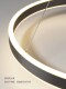 Italian Minimalist Living Room Lamp, Modern Simple and Elegant Circular Chandelier, Dining Table Lamp, Master Bedroom Lamp, Zhongshan Lighting Fixtures