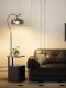 Italian-Style Floor Lamp with Integrated Bedside Table, Light Luxury and High-End Feel, Suitable for Living Room Next to the Sofa, Ambiance Side Table, Standing Table Lamp