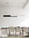 Modern Minimalist Restaurant Chandelier Full Spectrum Minimalist Linear Office Dining Table Dining Room Bar Zhongshan Lighting Fixtures
