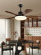 Fan Lamp 2026 New Model for Living Room and Dining Room, Integrated Ceiling Fan Lamp, Variable Frequency, Retro Minimalist with Fan, Ceiling Chandelier