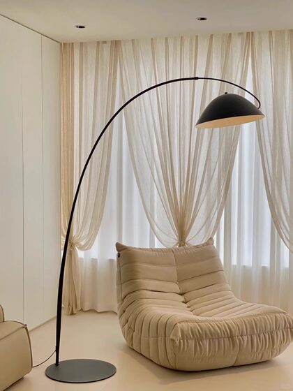 Fishing Lamp Floor Lamp Nordic Post-Modern Minimalist Living Room Sofa Side Light Luxury Creative Study Bedroom Standing Table Lamp