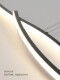 Restaurant Chandelier Modern Minimalist Creative Wave-Shaped Long Dining Table Dining Room Bar Lamp Guangdong Zhongshan Lighting Fixtures