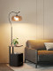 Italian-Style Floor Lamp with Integrated Bedside Table, Light Luxury and High-End Feel, Suitable for Living Room Next to the Sofa, Ambiance Side Table, Standing Table Lamp